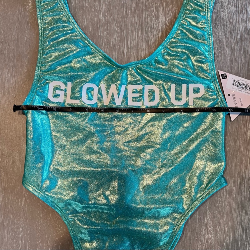 NWT Dippin Daisys Glowed Up one piece cheeky bathing suit size small - Picture 6 of 10